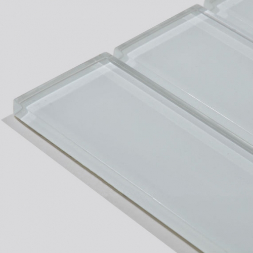 Glossy White Glass Tile