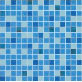 Swimming Pool Mosaic Blue Color
